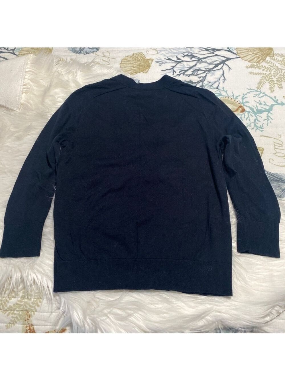 J.CREW woman’s Navy Cardigan Sweater S - Picture 5 of 5